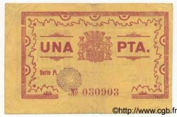 1 Peseta SPAIN La Union 1937 E.755a VF