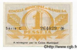 1 Pesseta SPAIN Manresa 1936 C.337 XF