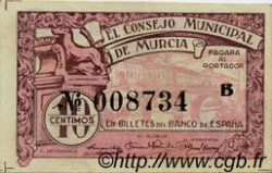 10 Centimos SPAIN Murcia 1937 E.522a UNC-