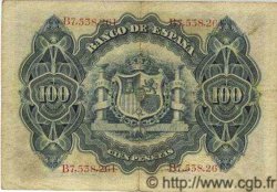 100 Pesetas SPAGNA  1906 P.059a q.BB