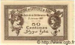 50 Centimes ALGERIA Bône 1921 JP.11 UNC
