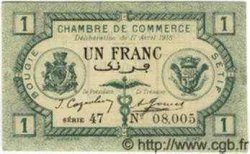 1 Franc ARGELIA Bougie - Sétif 1915 JP.02 FDC