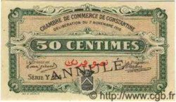 50 Centimes Spécimen ALGÉRIE Constantine 1916 JP.05s SPL