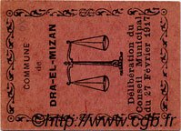 10 Centimes ALGÉRIE Dra-el-Mizan 1917  SUP