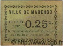25 Centimes ALGÉRIE Marengo 1916  TTB