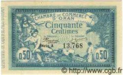 50 Centimes ALGERIA Oran 1915 JP.141.01 AU