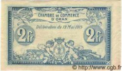 2 Francs ALGÉRIE Oran 1915 JP.141.03 SPL