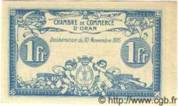 1 Franc ALGÉRIE Oran 1915 JP.05 NEUF