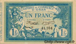 1 Franc ALGERIA Oran 1915 JP.141.08