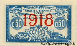 50 Centimes ALGÉRIE Oran 1918 JP.141.19 SUP+