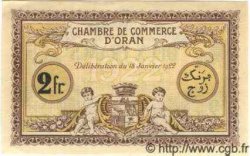 2 Francs ALGÉRIE Oran 1922 JP.18 pr.NEUF