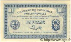 1 Franc ALGERIA Philippeville 1914 JP.142.06 AU+