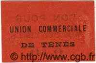 10 Centimes ALGÉRIE Ténès 1915 JPCV.03 SPL