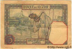 5 Francs ALGÉRIE  1940 P.003 TTB
