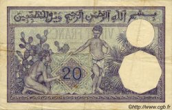20 Francs ALGÉRIE  1926 P.078b TTB