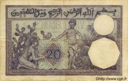 20 Francs ALGÉRIE  1929 P.009 pr.TB