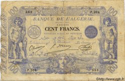 100 Francs ALGÉRIE  1911 P.018 pr.TB