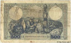 500 Francs ALGÉRIE  1942 P.023c B à TB