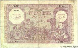 500 Francs  ALGÉRIE  1944 P.095 TB
