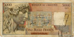 5000 Francs ALGÉRIE  1946 P.105 B