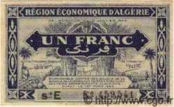 1 Franc ALGÉRIE  1944 P.036 SPL