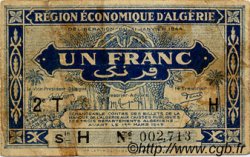 1 Franc ALGÉRIE  1944 P.037 pr.TB