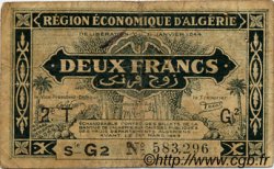 2 Francs ALGÉRIE  1944 P.102 B