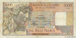 5000 Francs  ALGÉRIE  1950 P.109b B+