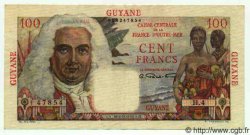 100 Francs La Bourdonnais FRENCH GUIANA  1949 P.23 XF+
