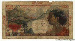 1 NF sur 100 Francs La Bourdonnais FRENCH GUIANA  1961 P.29 fS