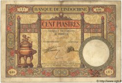 100 Piastres FRENCH INDOCHINA  1931 P.051b F