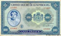100 Francs LUXEMBOURG  1944 P.47 TTB