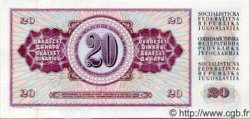 20 Dinara YUGOSLAVIA  1974 P.085 UNC