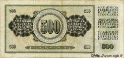 500 Dinara YUGOSLAVIA  1978 P.091 BC