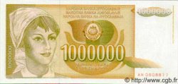 1000000 Dinara YUGOSLAVIA  1989 P.099 FDC