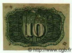 10 Cents VEREINIGTE STAATEN VON AMERIKA  1863 P.102a SS