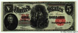 5 Dollars VEREINIGTE STAATEN VON AMERIKA  1907 P.186 fST