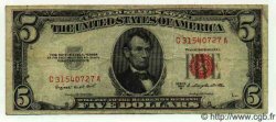 5 Dollars ESTADOS UNIDOS DE AMÉRICA  1953 P.381b BC+