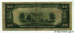 20 Dollars UNITED STATES OF AMERICA New York 1928 P.422b F+