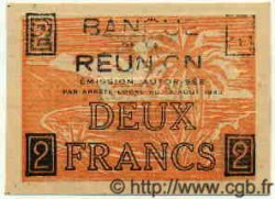 2 Francs Croix de Lorraine ÎLE DE LA RÉUNION  1943 P.35 pr.NEUF