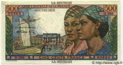 500 Francs Pointe à Pitre ÎLE DE LA RÉUNION  1946 P.46 pr.SUP