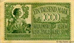 1000 Marks LITUANIA  1918 P.R134b MBC+