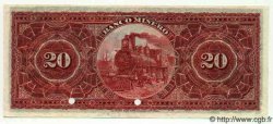 20 Pesos Spécimen MEXICO  1915 PS.0165As2 ST