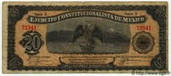 20 Pesos MEXICO  1914 PS.0526 F+