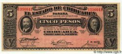 5 Pesos MEXICO  1915 PS.0532a