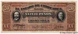 20 Pesos MEXICO  1915 PS.0537b SC+