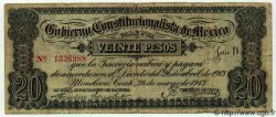 20 Pesos MEXICO Monclova 1913 PS.0632c F+