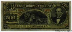 500 Pesos MEXICO  1913 PS.0238a BC+