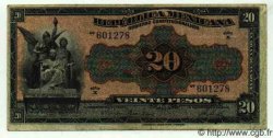 20 Pesos MEXICO  1915 PS.0687a F+