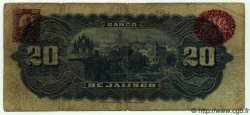 20 Pesos MEXICO Jalisco 1910 PS.0322b VG